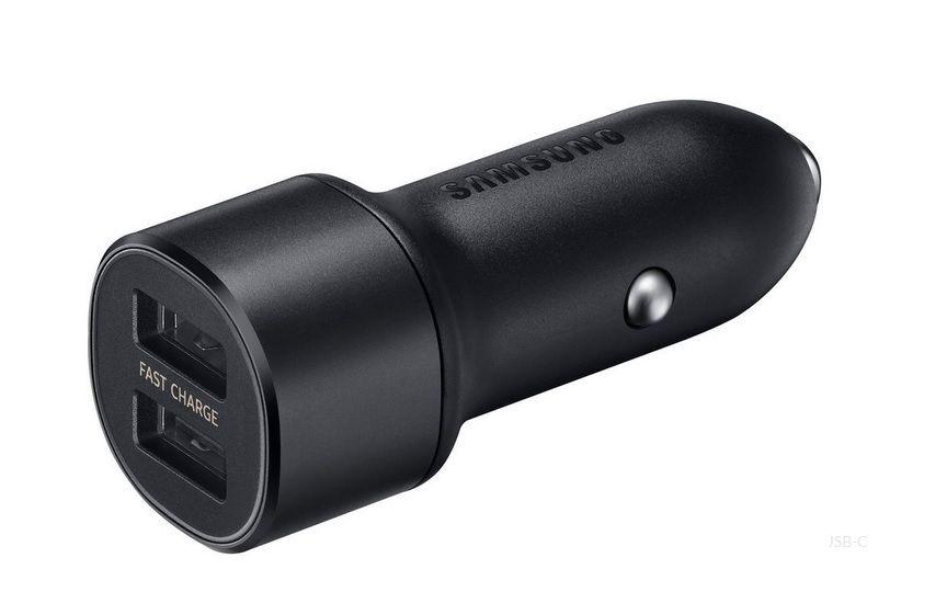 Ładowarka samochodowa Samsung Dual USB Port EP-L1100 15W - czarna (blister)