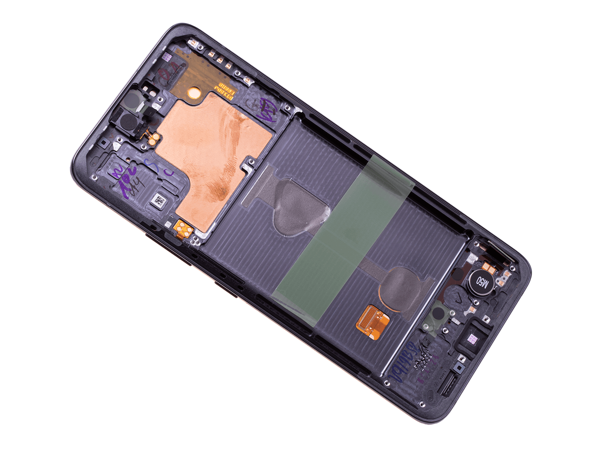 ORYGINALNY Wyświetlacz LCD + ekran dotykowy Samsung SM-A908 Galaxy A90 5G - czarny
