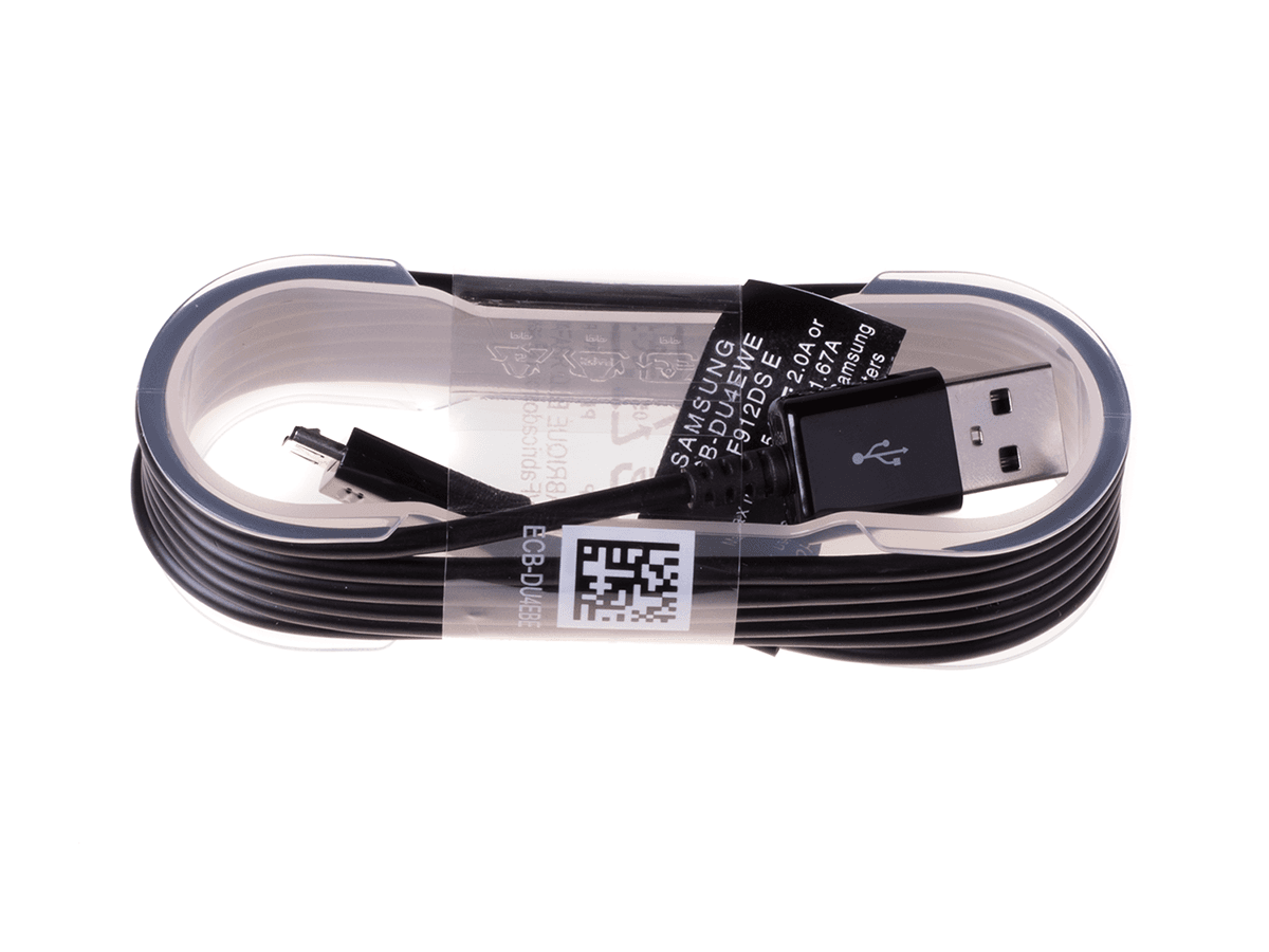 Kabel micro USB ECB-DU4EBEG Samsung fast charge- czarny 1,5m