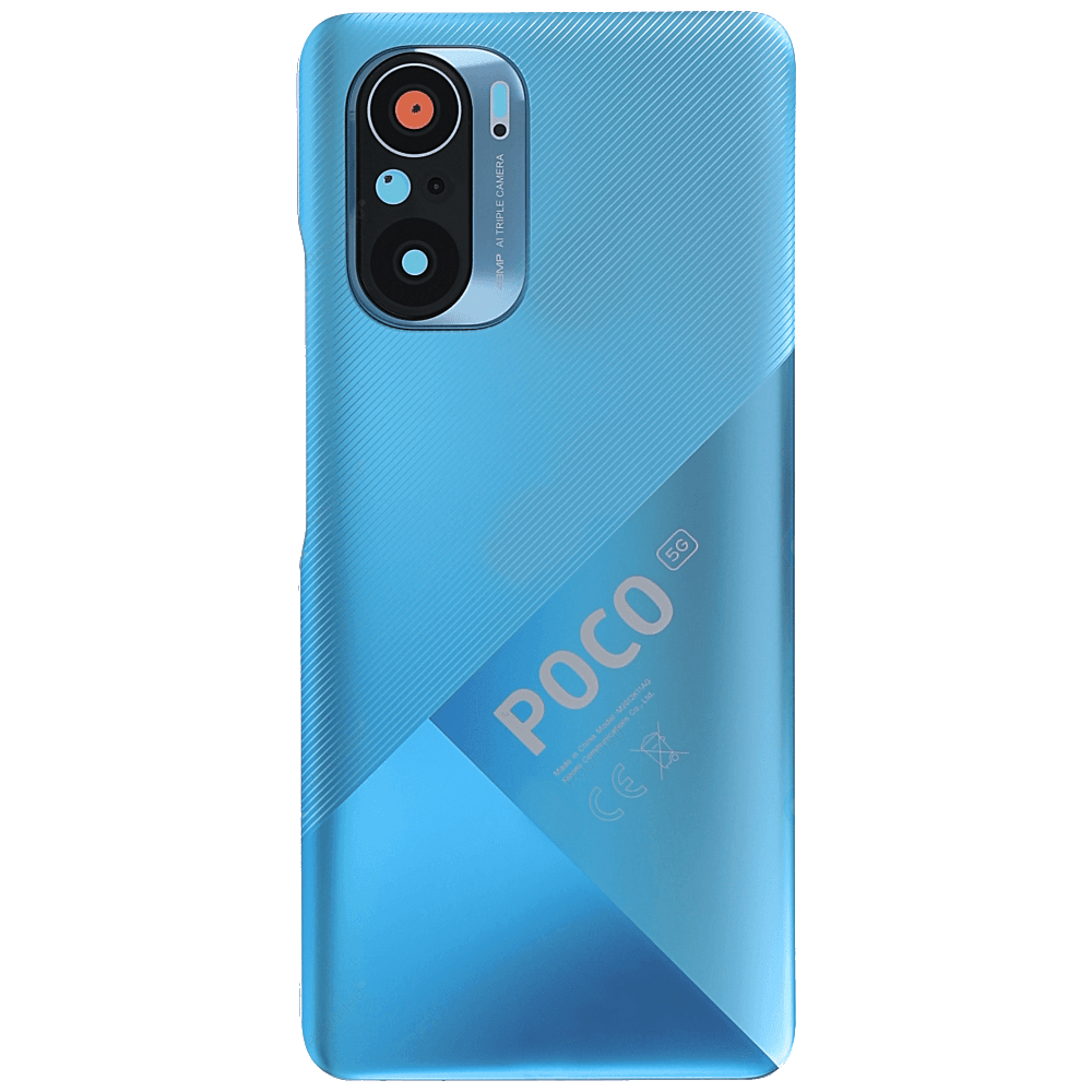 Oryginalna Klapka baterii Xiaomi Poco F3 5G - niebieska