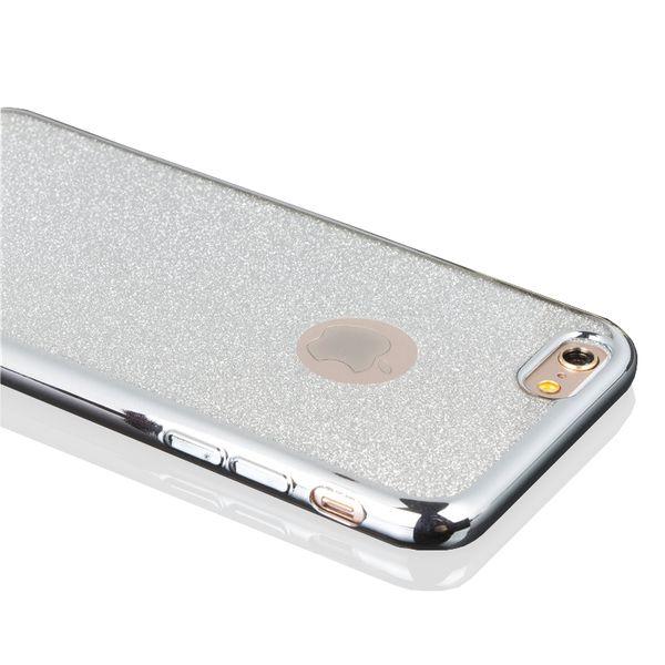 Silikonový obal Samsung Galaxy S7 G930 stříbrný třpytivý Blink II