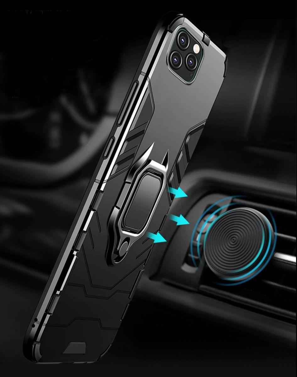 Armored case holder ring iPhone 12 Pro Max black