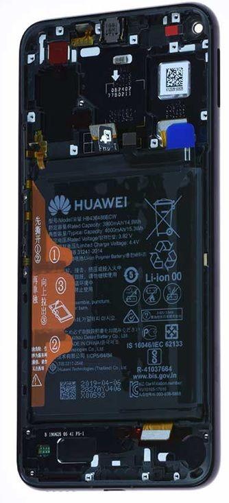 Original LCD + touch screen and battery Huawei Honor 20 Pro - black