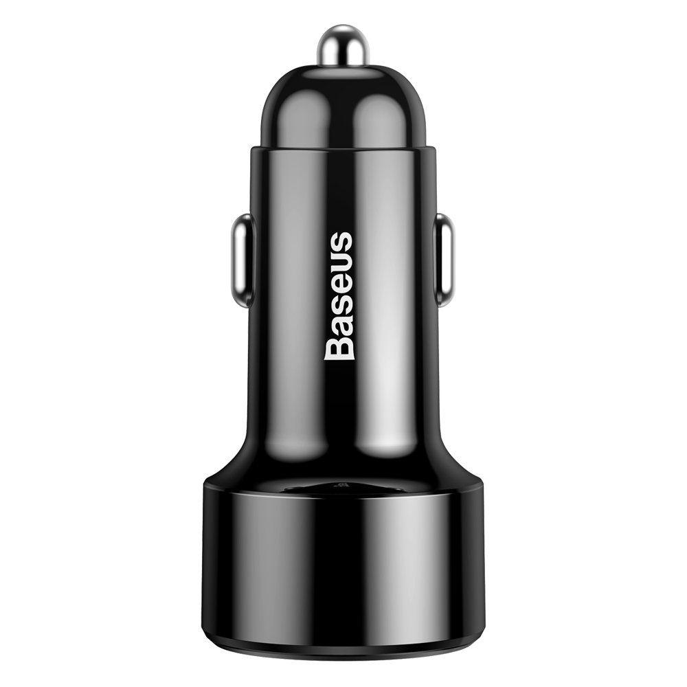 Baseus Magic Series Dual QC - ładowarka samochodowa Quick Charge 3.0 2x USB 45W 6A czarny (CCMLC20A-01)