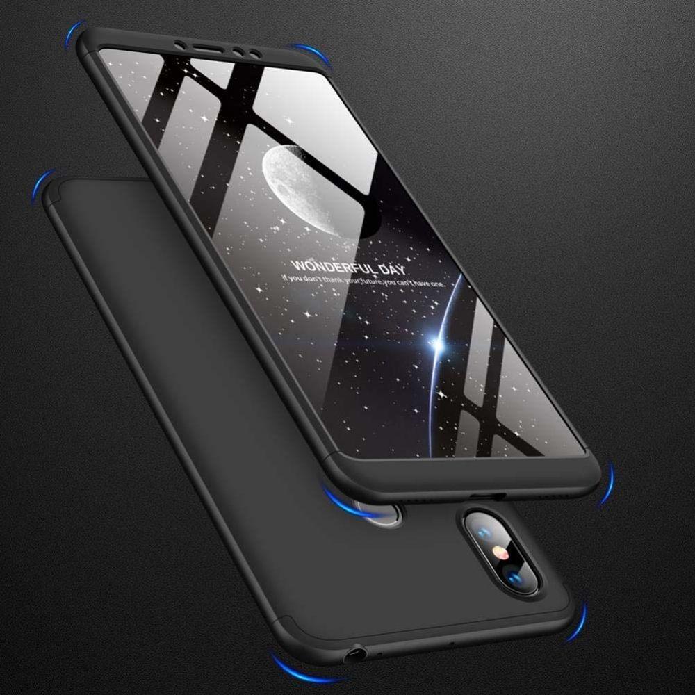 360 case  Huawei P30 Lite black + hard glass