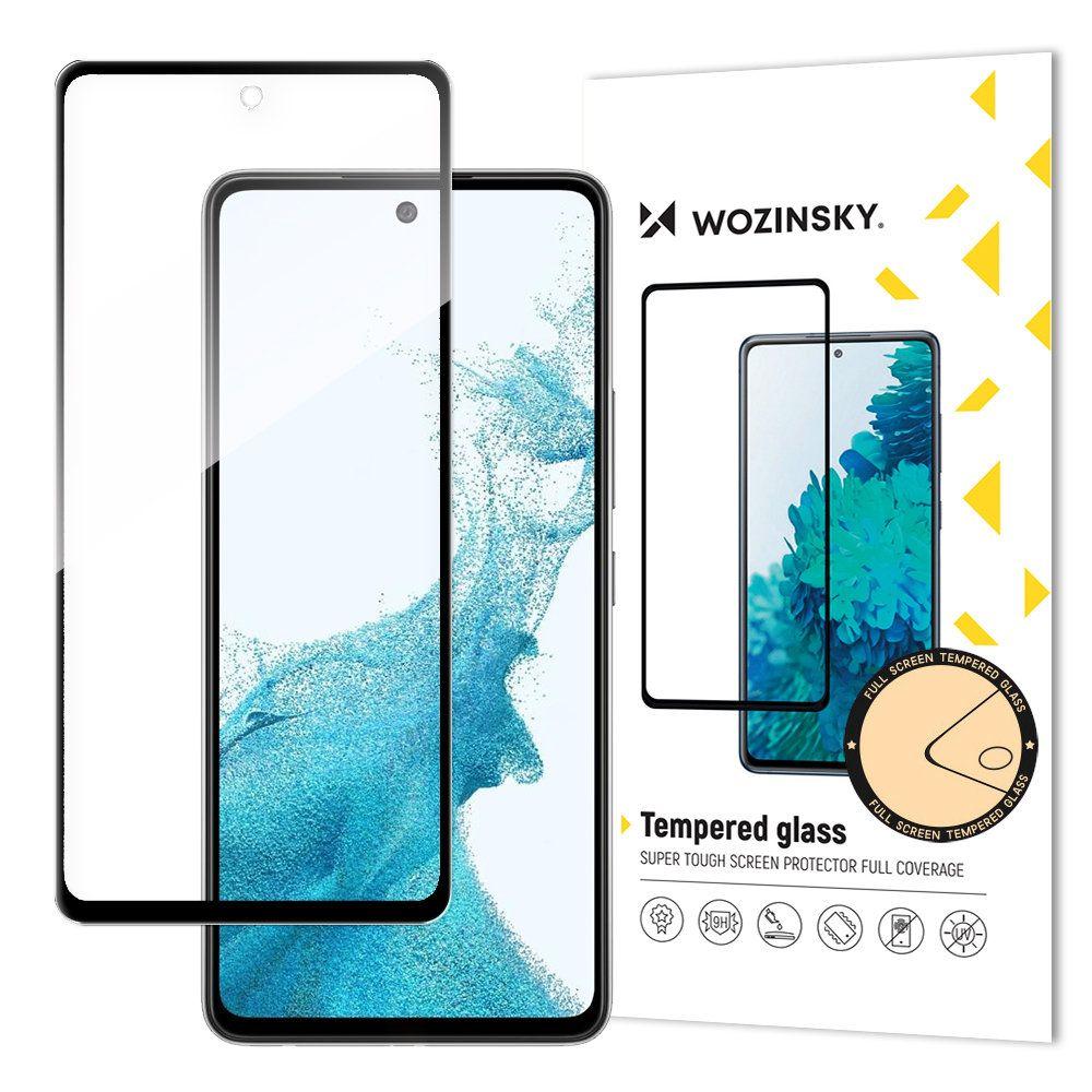 Wozinsky Super Tough Full Glue Tempered Glass Full Screen With Frame Case Friendly Samsung Galaxy A53 5G Black