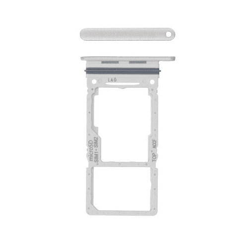 Originál Držák / Slot SIM karty Samsung Galaxy A33 5G SM-A336B Dual Sim bílý