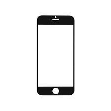 Window (display glass) iPhone 6 black