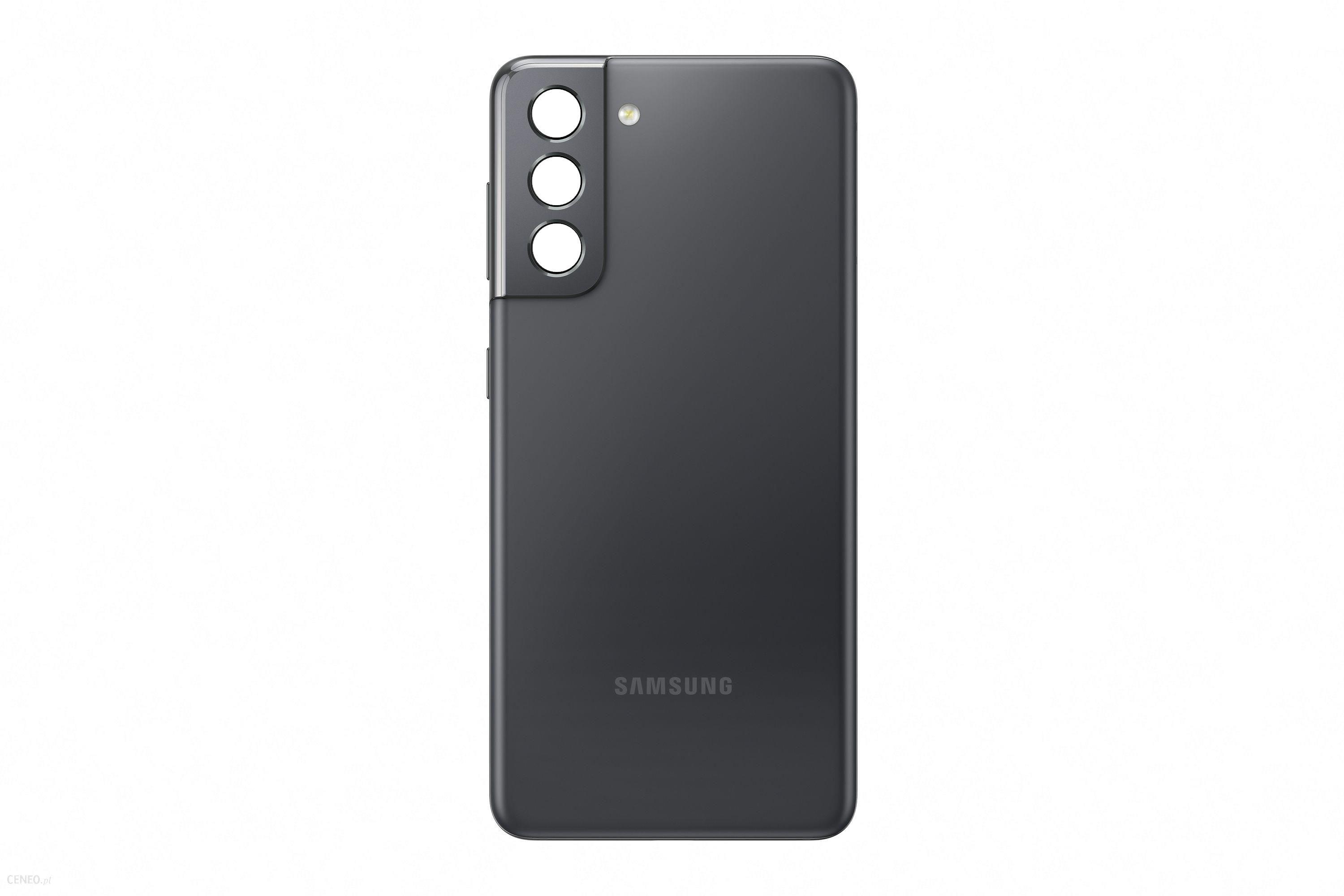 Klapka baterii + szkiełko kamery Samsung SM-G991 Galaxy S21 szara