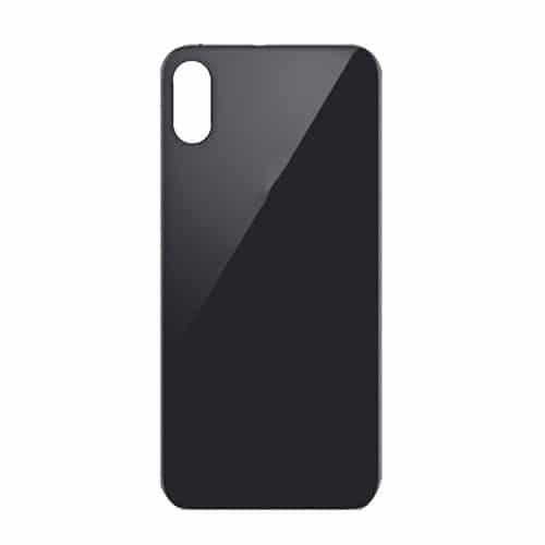 Battery cover iPhone Xs Max with bigger hole for camera - black