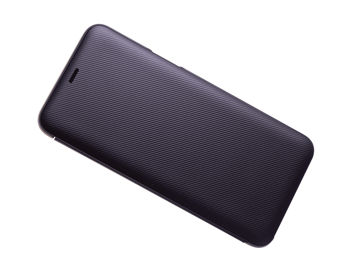 Originál obal Samsung Galaxy A6 Plus 2018 SM-A605 Wallet černý