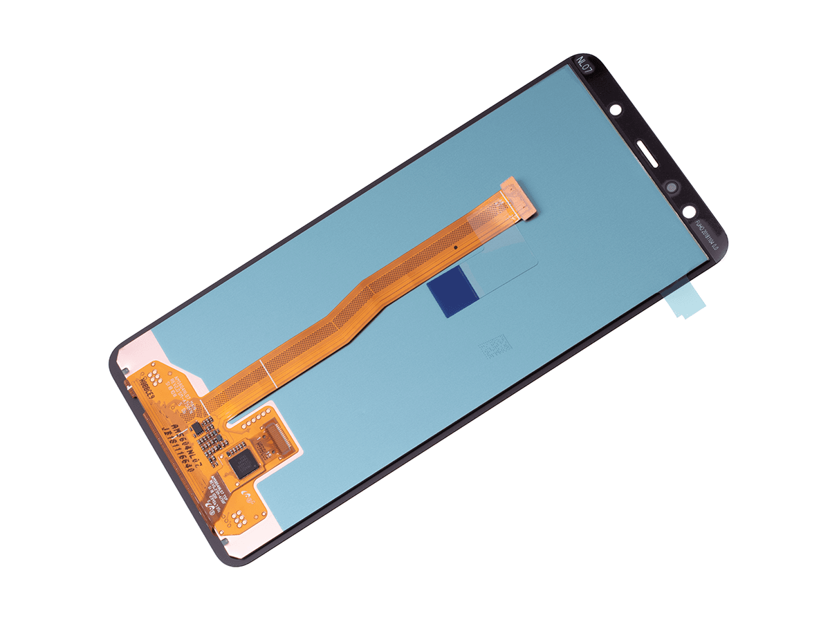 Oryginalny Wyświetlacz LCD + Ekran dotykowy Samsung A7 2018 SM-A750F czarny