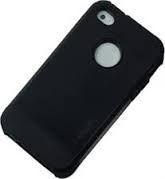 Etui Armour iPhone 4/4G/4S czarne gładkie