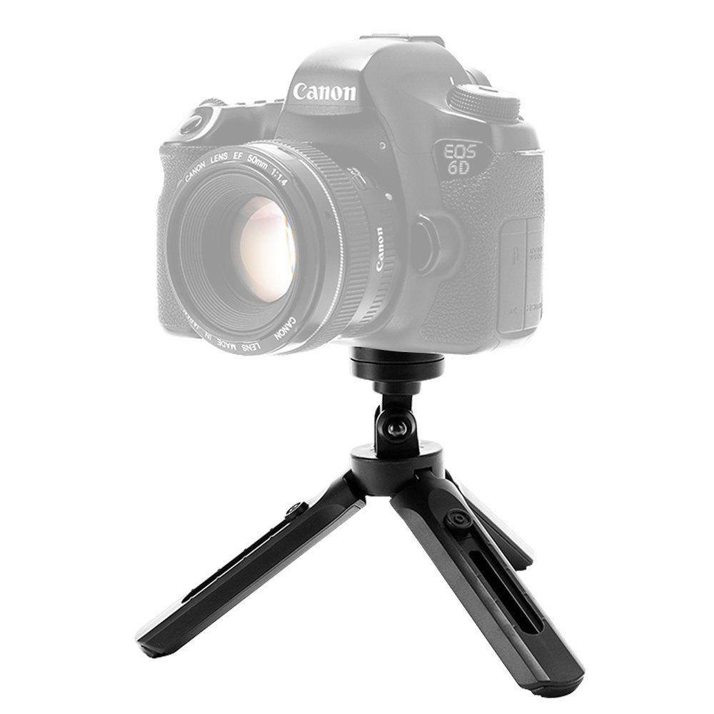 Mini stativ s držákem na telefon - pro selfie kameru - držák GoPro černý