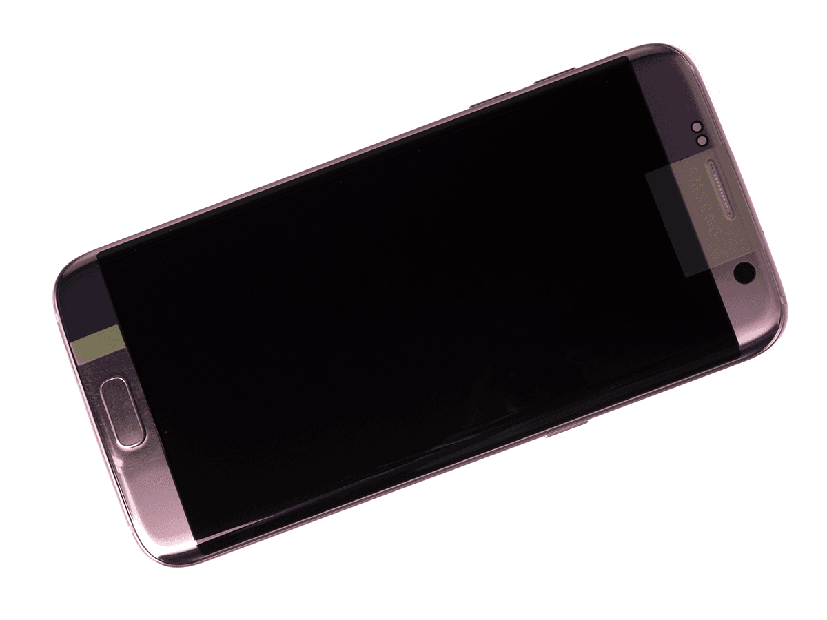 Originál přední panel LCD + Dotyková vrstva Samsung Galaxy S7 Edge SM-G935F růžovo-zlatá