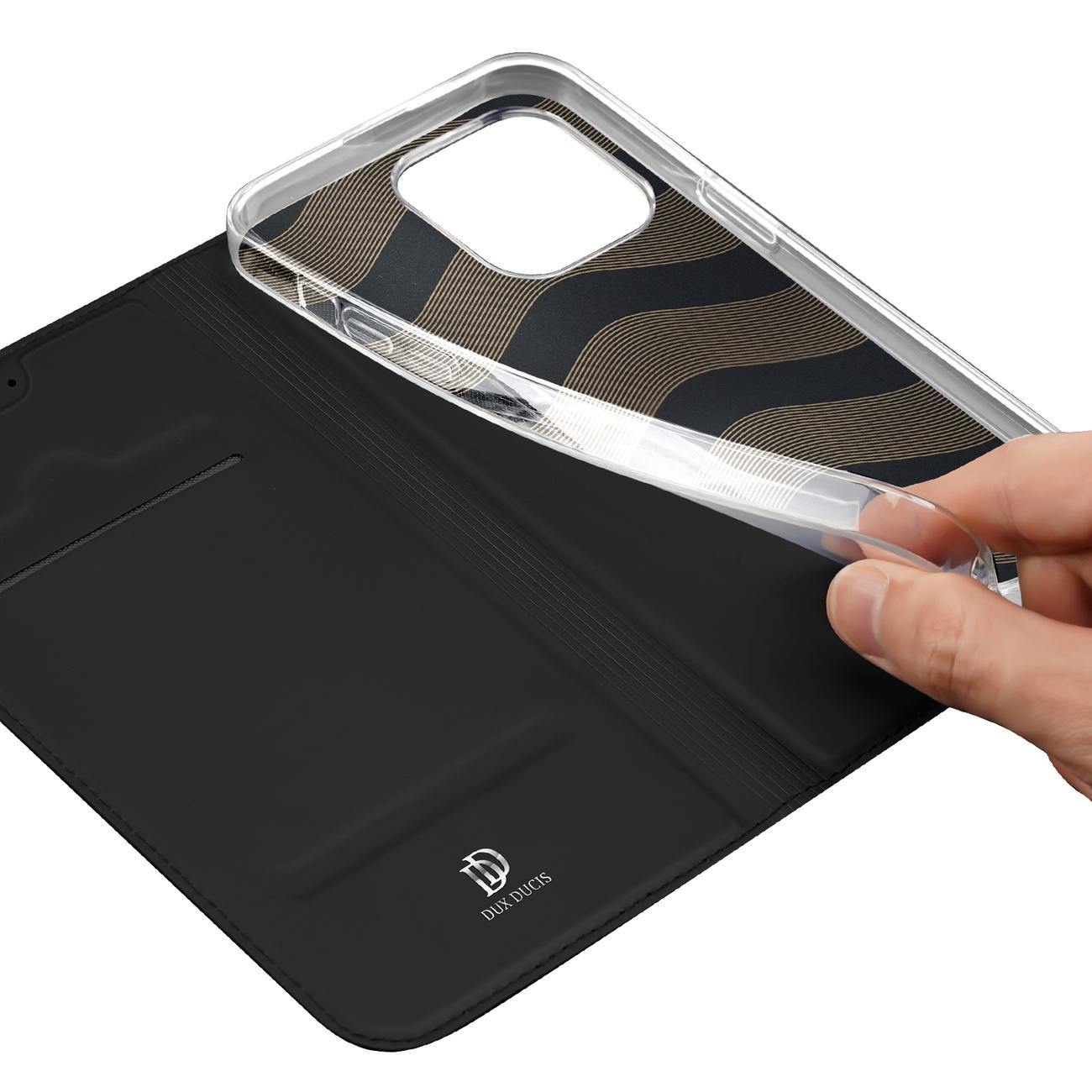 Dux Ducis Skin Pro Card Wallet Case for iPhone 15 Pro - Black