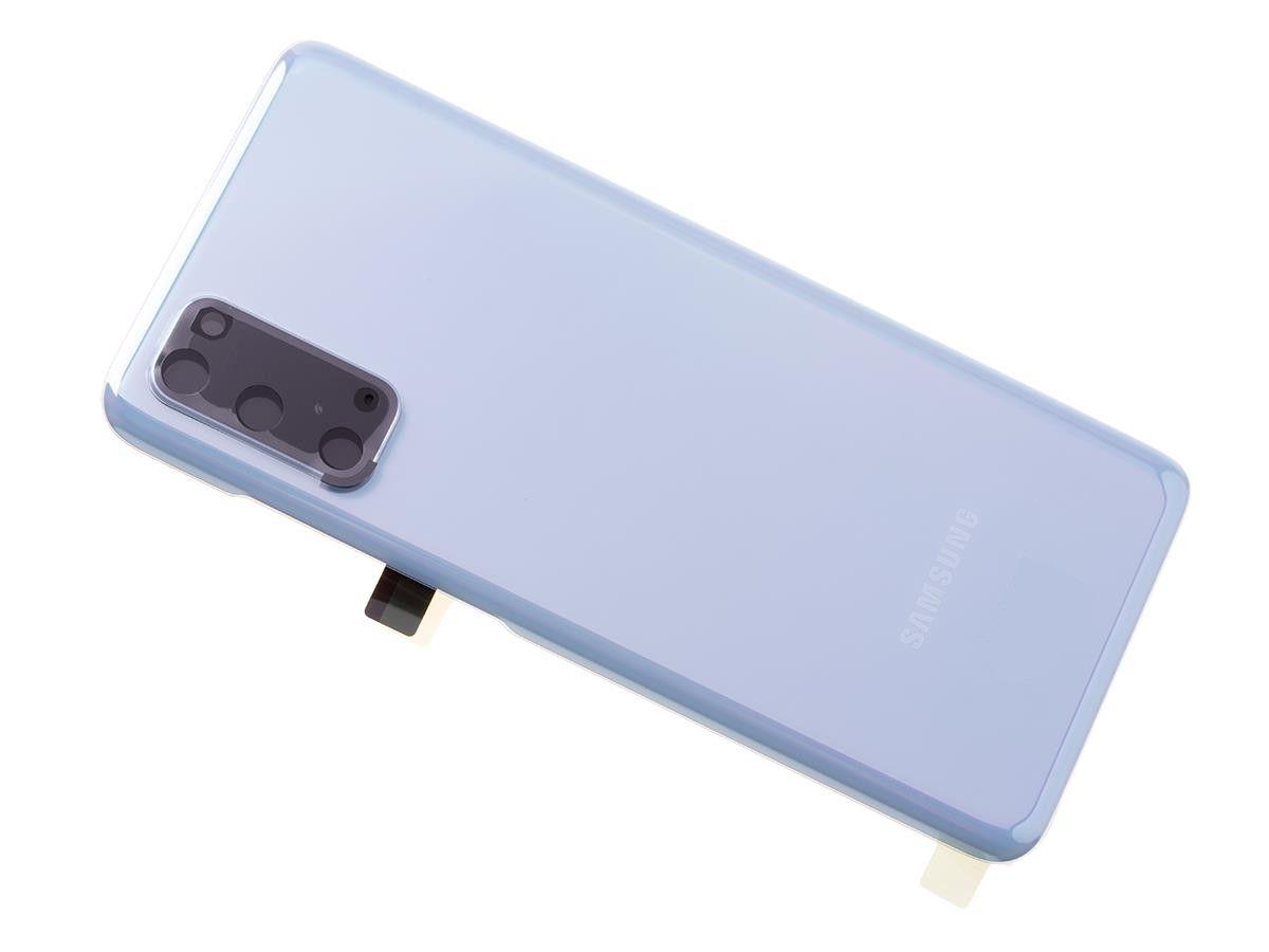 Klapka baterii + szybka kamery Samsung SM-G980 Galaxy S20 - niebieska