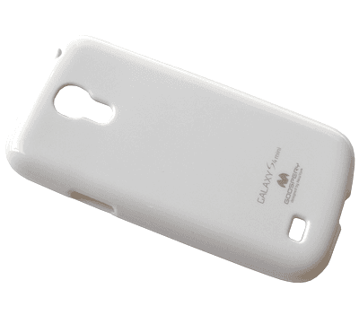 Oryginal Rubber case MERCURY Samsung I9190/ I9195 Galaxy S4 mini - white