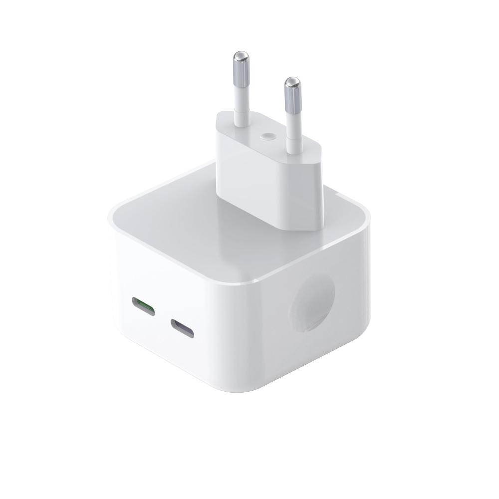 XO wall charger L102 PD 35W 2x USB-C white + USB-C - USB-C cable