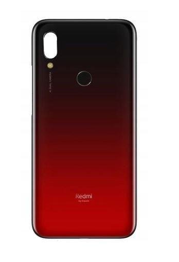 Oryginalna Klapka baterii Xiaomi Redmi 7 - czarno czerwona