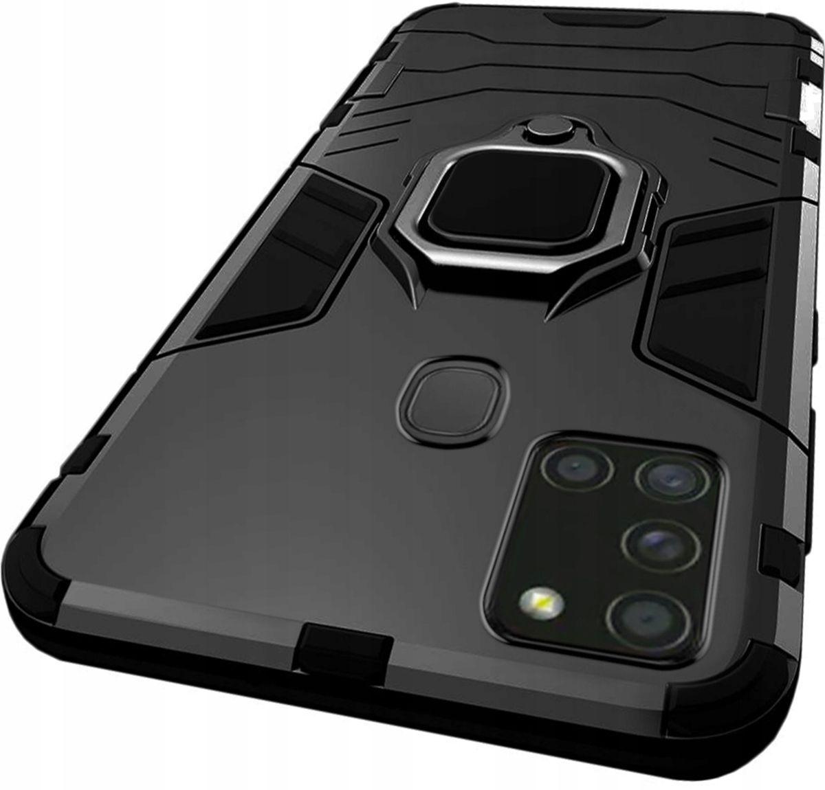 Obal Samsung A51 SM-A515 černý s kroužkem držákem Amored