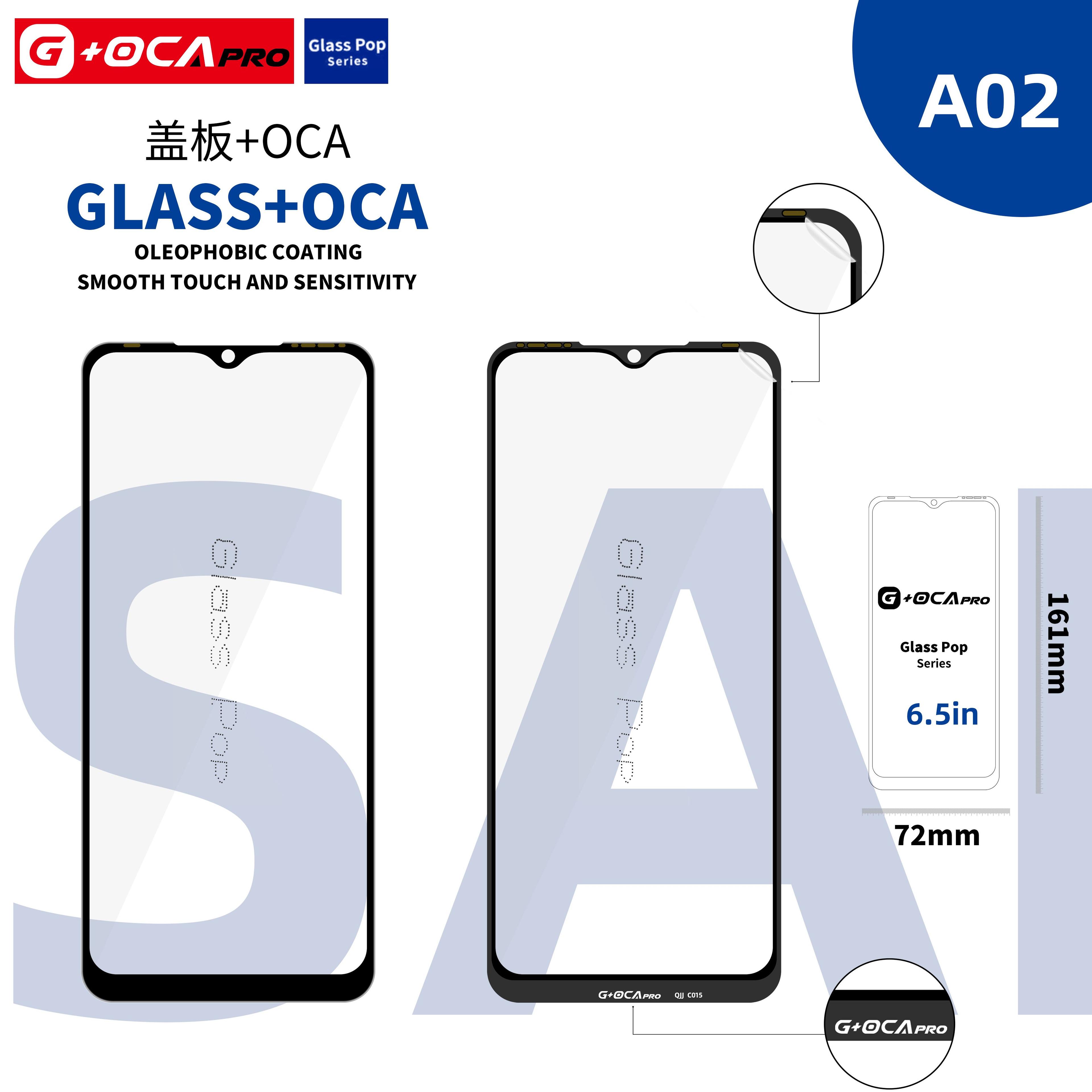 Sklíčko G + OCA Pro s oleofobním povrchem Samsung Galaxy A02 SM-A022