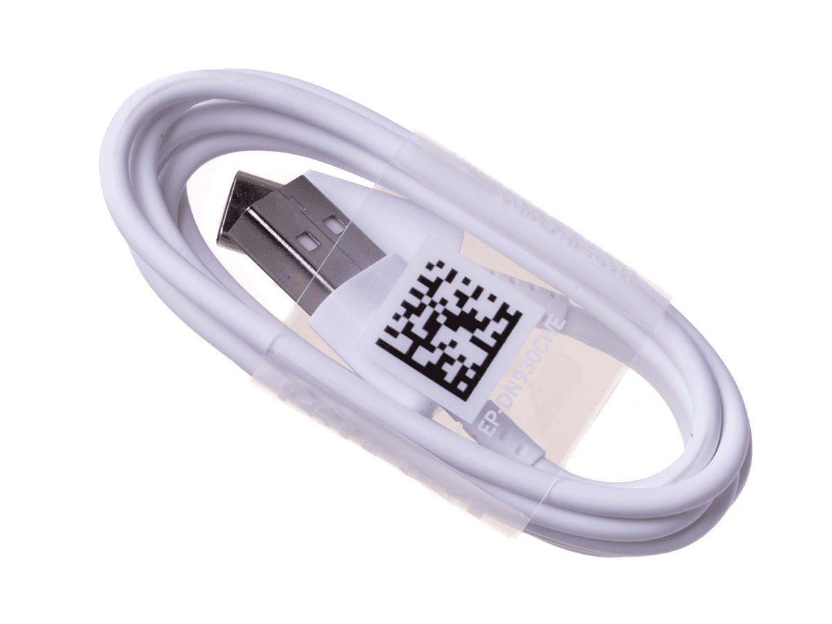 Original Cable USB typ-C EP-DN930CWE Samsung - white 1,2m