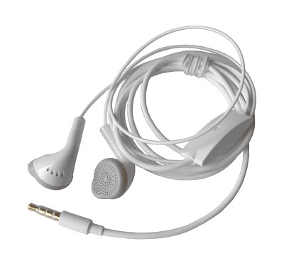 Original Stereo headset EHS61ASFWE Samsung - white