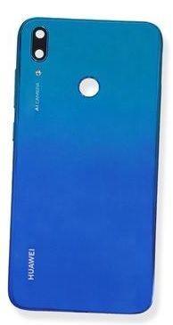 Battery cover + camera glass Huawei Y7 2019 blue