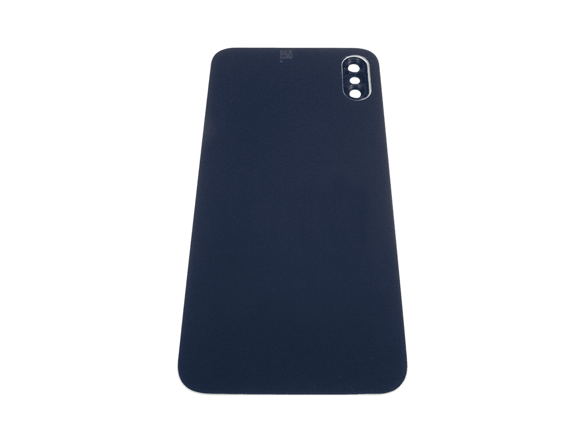Battery cover iPhone X + camera glass black