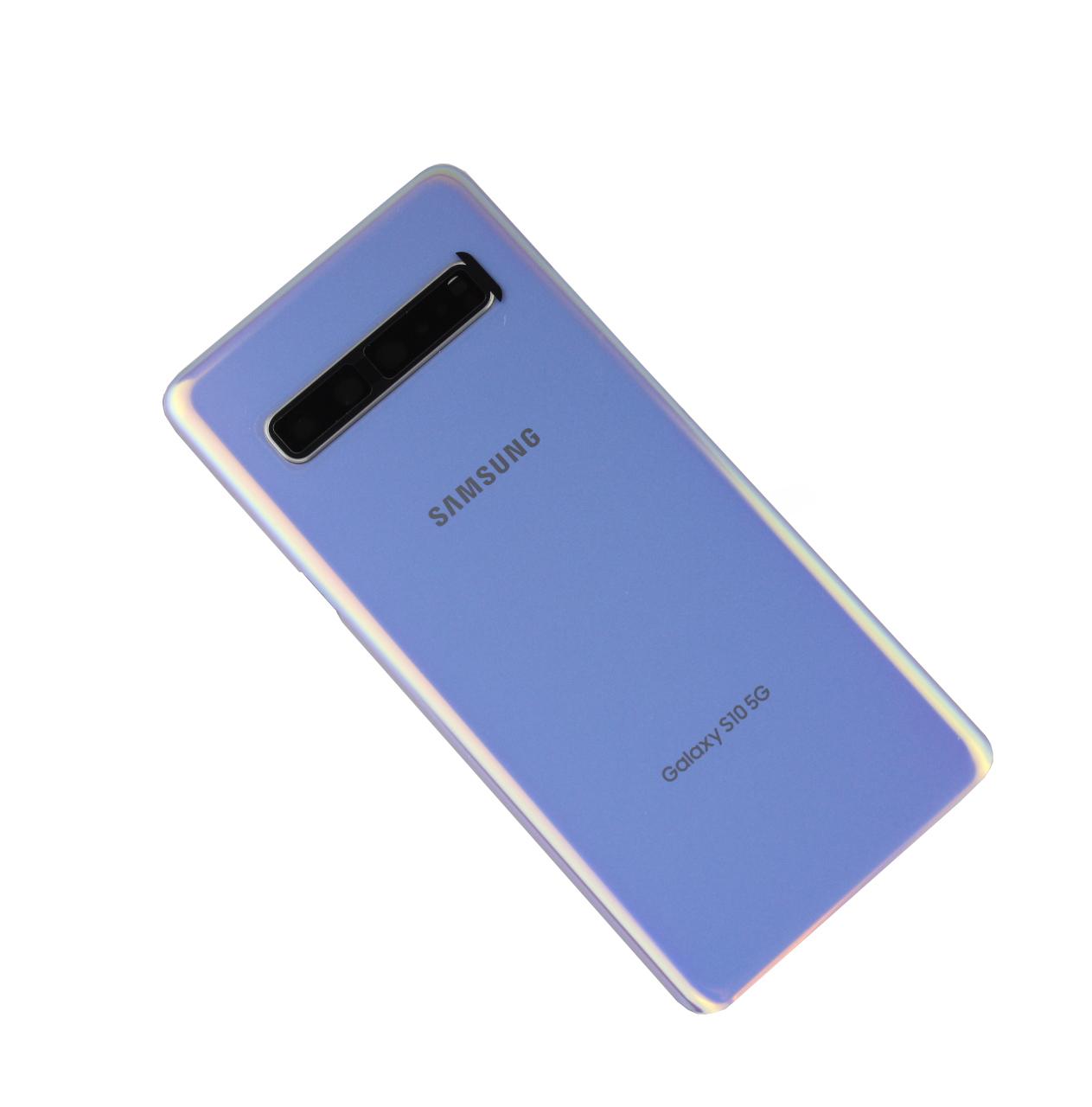 Originál kryt baterie Samsung Galaxy S10 5G SM-G977 stříbrný