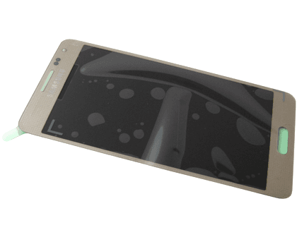 ORYGINALNY Wyświetlacz LCD + ekran dotykowy Samsung SM-G850F Galaxy Alpha - złoty
