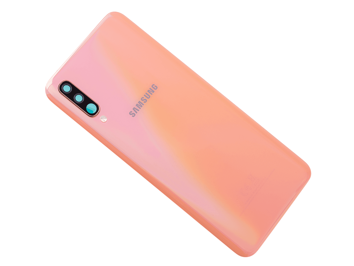 Original Battery cover Samsung SM-A505 Galaxy A50 - coral (Dissambly)