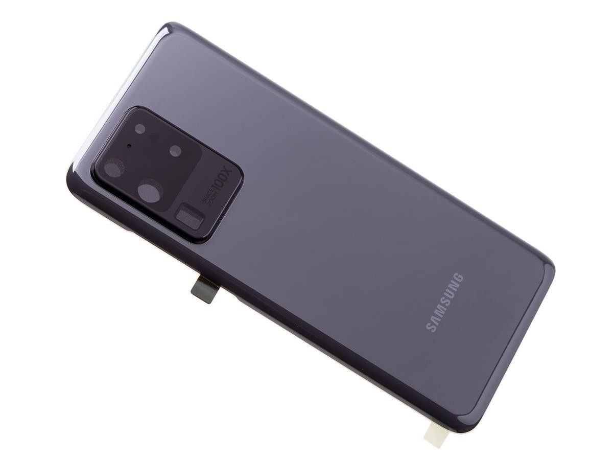 Klapka baterii + szybka kamery Samsung SM-G988 Galaxy S20 Ultra - szara