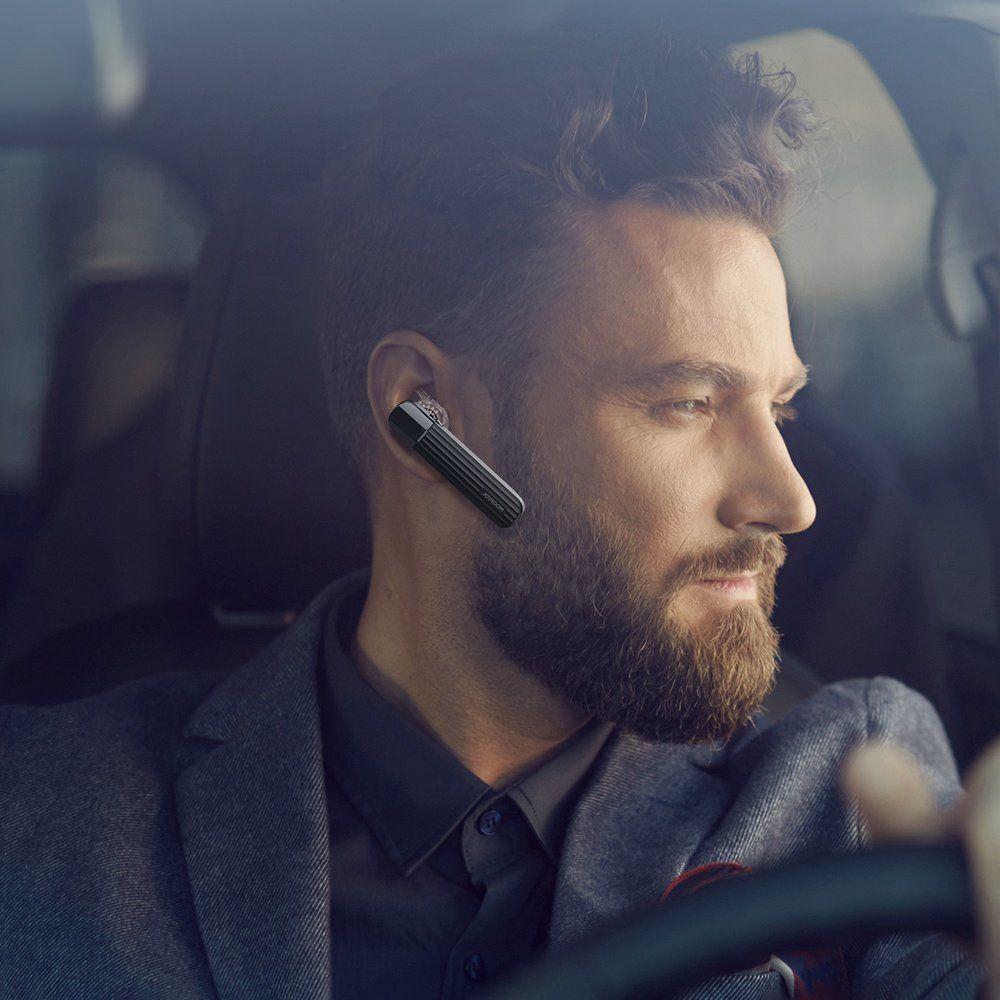 Joyroom zestaw słuchawkowy bezprzewodowa słuchawka Bluetooth 5.0 do samochodu czarny (JR-B01)