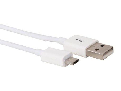 Kabel micro USB Belly (quick charge) biały 1m