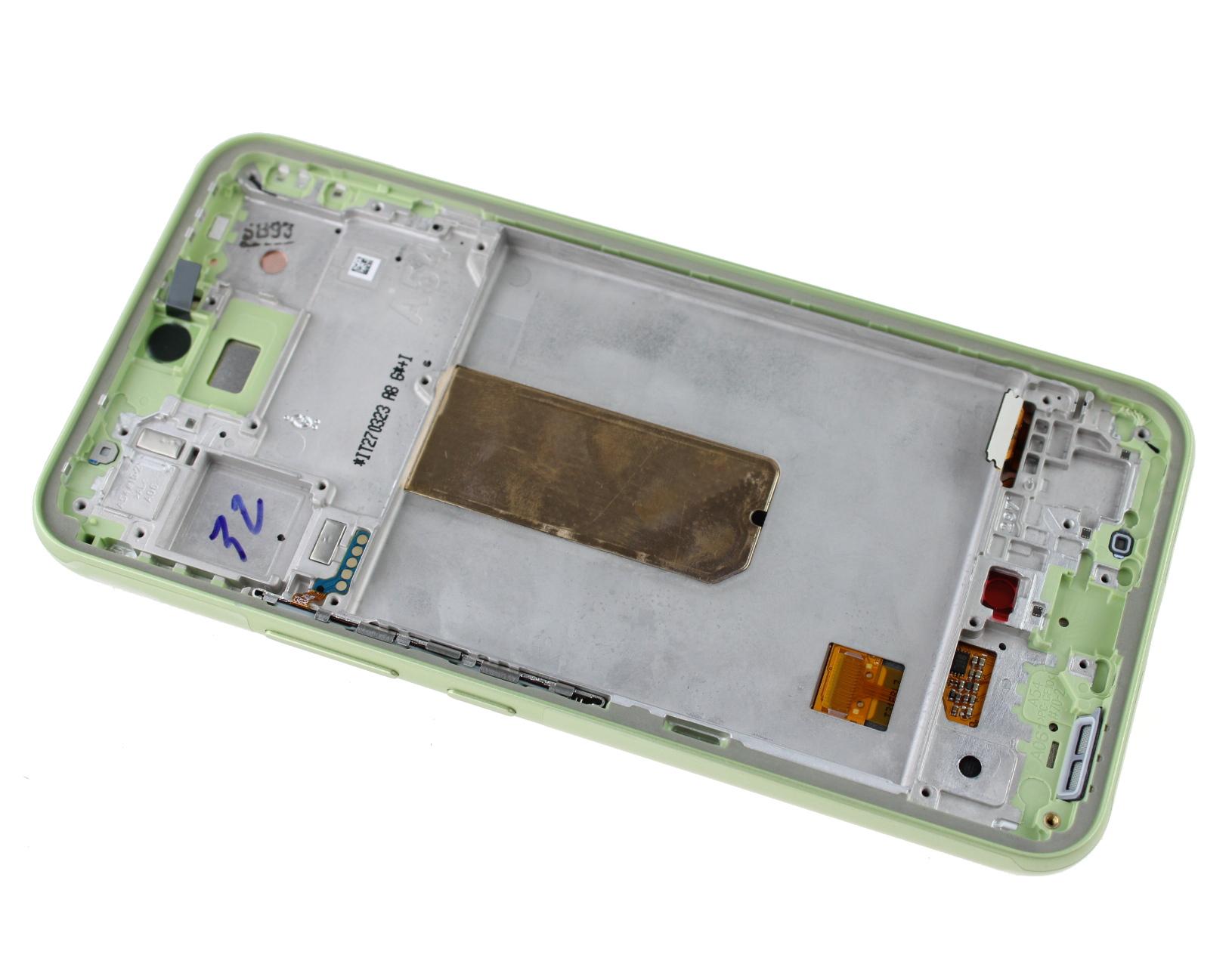 Oryginalny Wyświetlacz LCD + Ekran dotykowy Samsung SM-A546 Galaxy A54 5G - Zielony