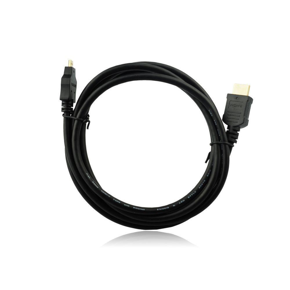 HDMI kabel A/Micro HDMI (typ D) 1,8m (ethernet AL-OEM-38)
