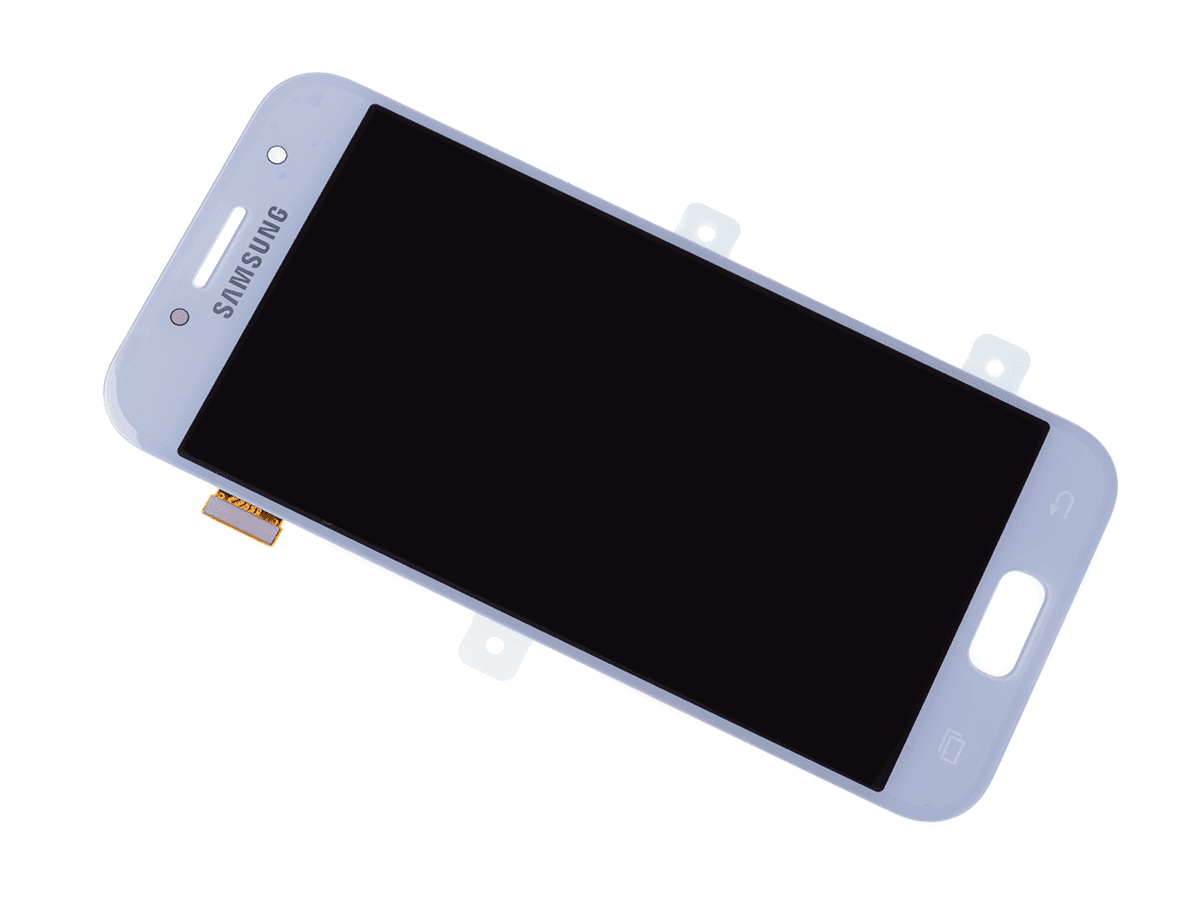 Oryginalny Wyświetlacz LCD + Ekran dotykowy Samsung SM-A320F Galaxy A3 (2017) - niebieski