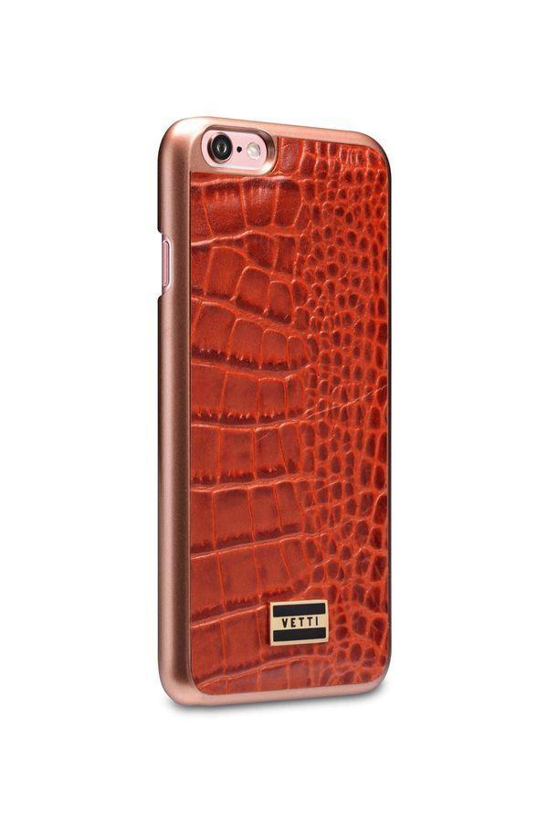 Genuine Leather Back Cover VETTI Samsung S7 G930 Royal Gold