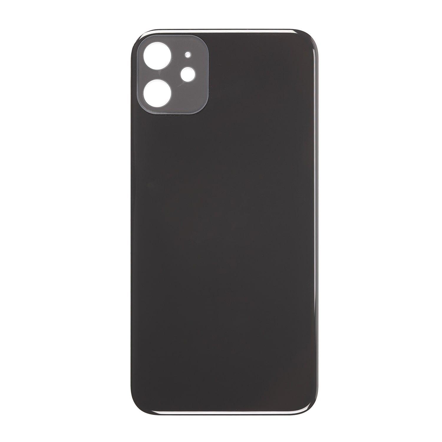 Battery cover iPhone 11 with bigger hole for camera - black