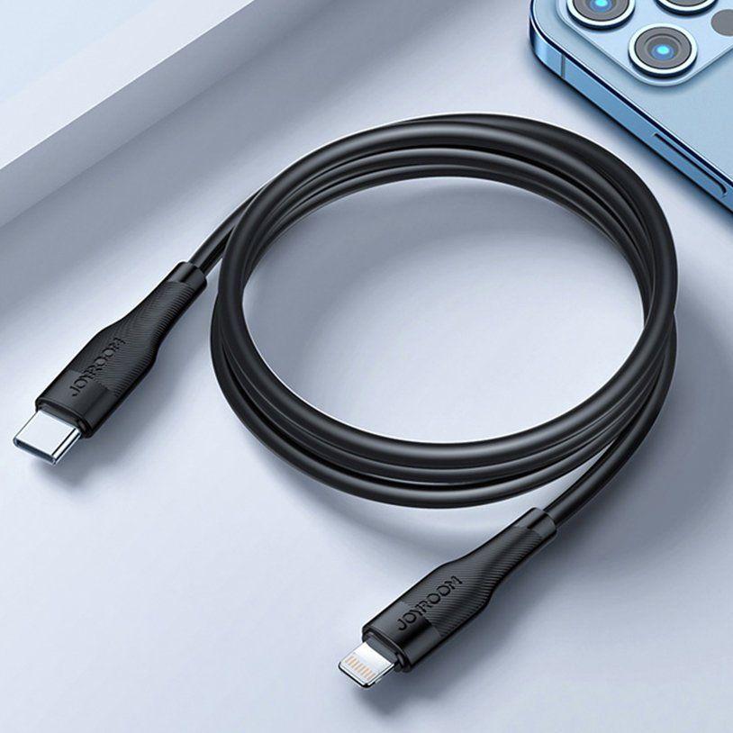 Joyroom kabel do szybkiego ładowania USB - Lightning Power Delivery 2,4 A 20 W 1,2 m czarny (S-1224M3)