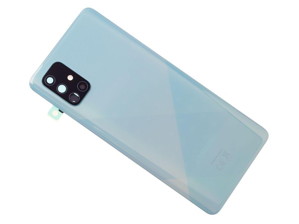 Original Battery cover Samsung SM-A715 Galaxy A71 - blue (Dissambly)