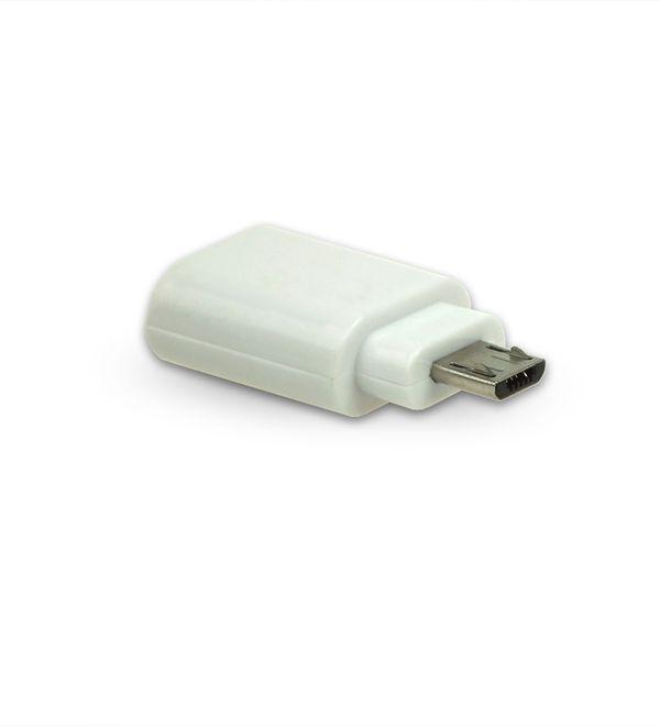 USB conector (micro USB / USB) white