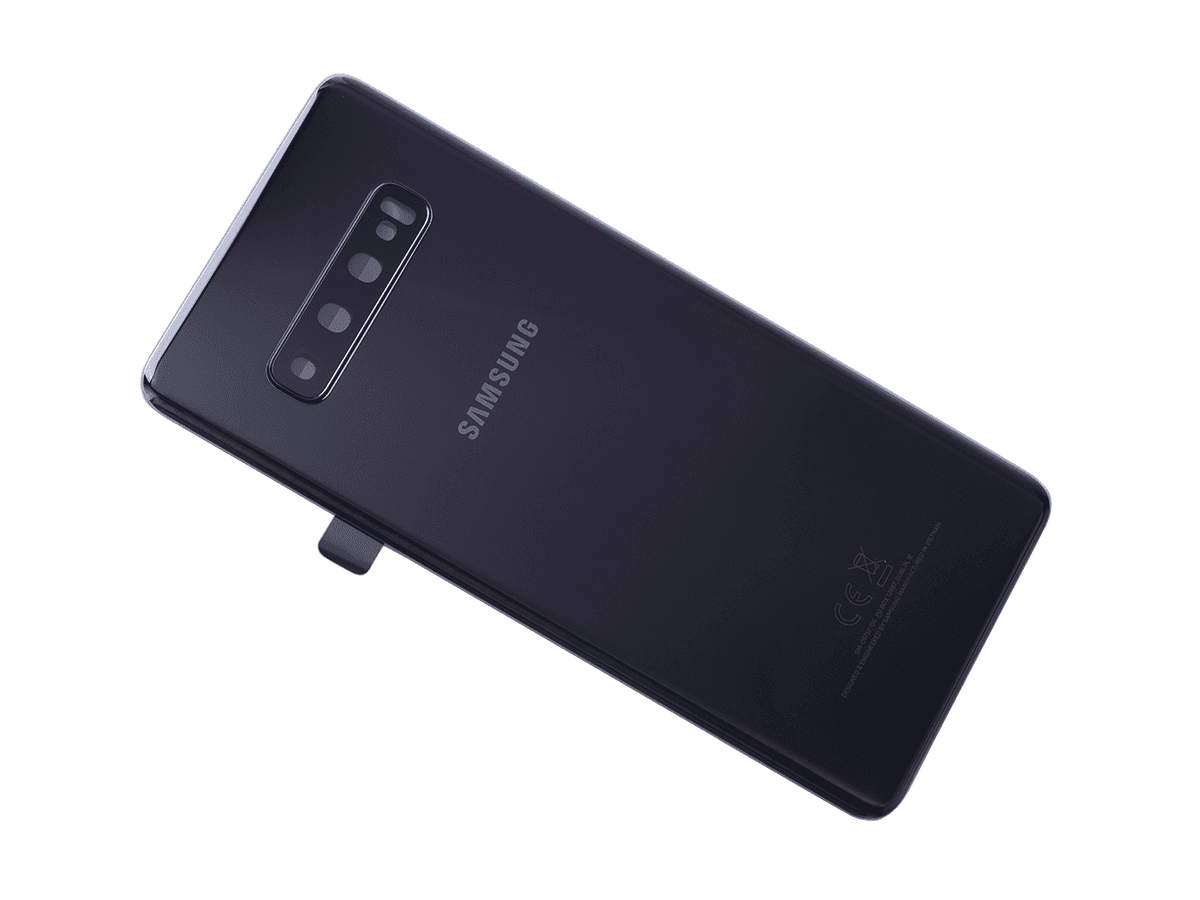 Oryginalna Klapka baterii Samsung SM-G975 Galaxy S10 Plus - czarna (Demontaż) Grade A