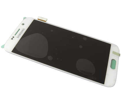 Oryginalny Wyświetlacz LCD + Ekran dotykowy Samsung SM-G920 Galaxy S6/ SM-G9200 Galaxy S6 Dual SIM - biały