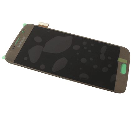 ORYGINALNY Wyświetlacz LCD + ekran dotykowy Samsung SM-G920 Galaxy S6 - złoty