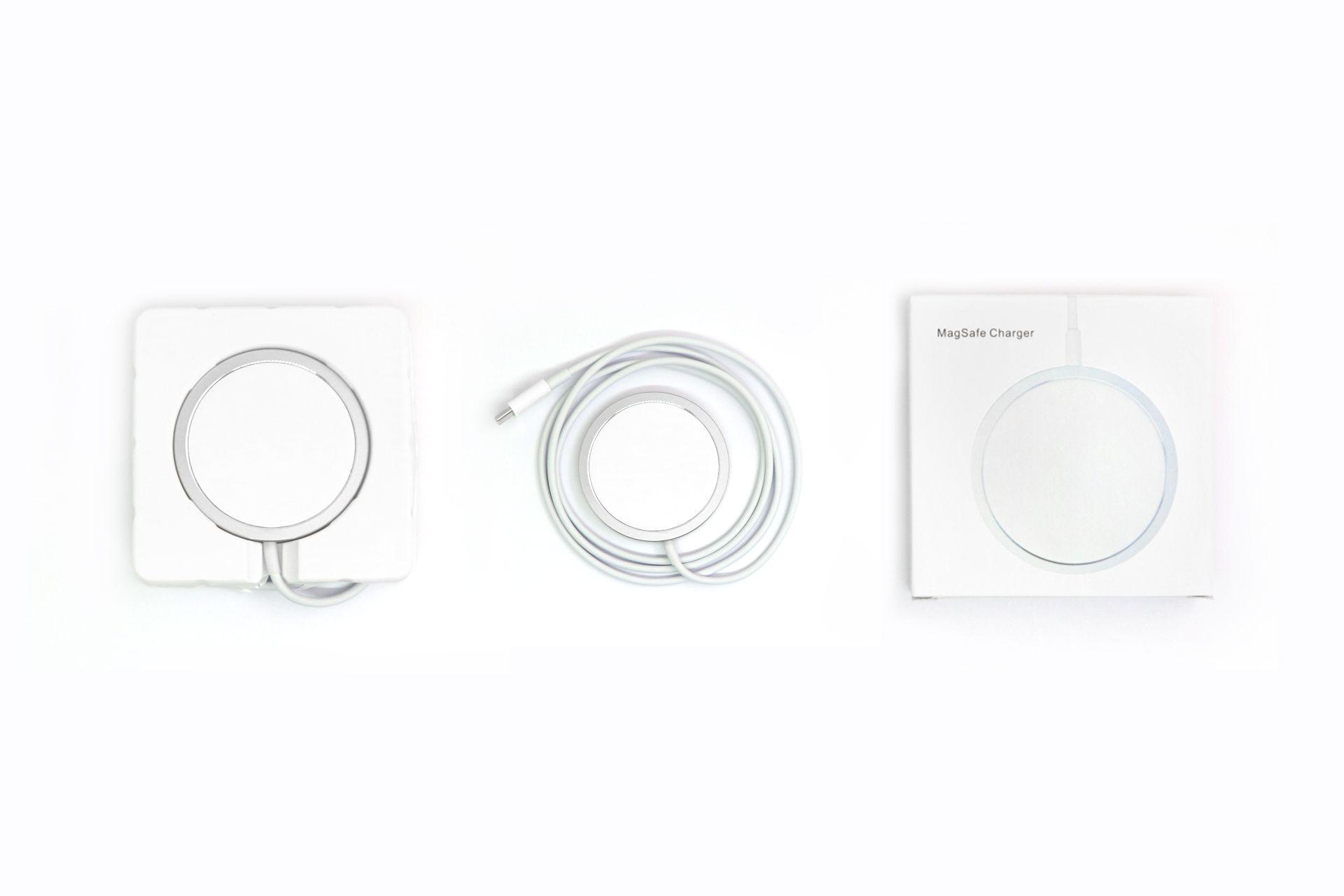 Indukční nabíječka do iPhone - Samsung - Huawei - Xiaomi bílá