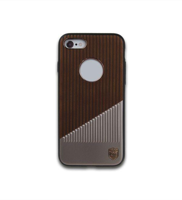 Back Cover Stripes iPhone 7/7S gold-brown