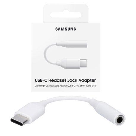 Oryginalny Adapter Samsung EE-UC10JUWE przejściówka USB-C / Jack 3,5 mm biała (blister)